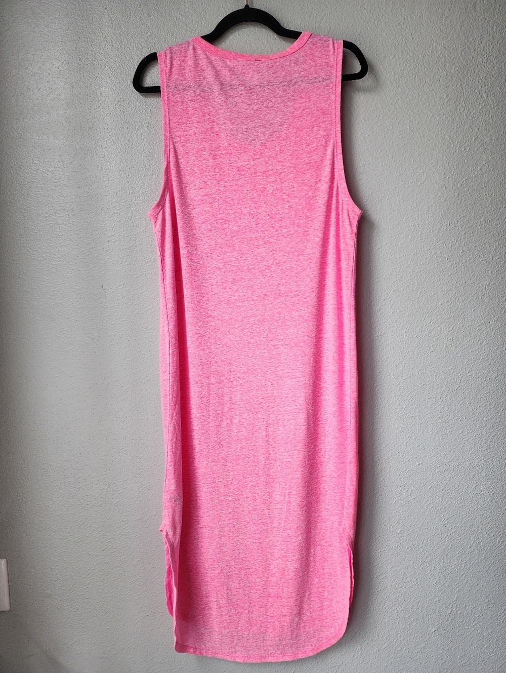 Aerie Linen Blend Scoop Neck Lightweight Beach Tank Midi Dress Size Medium NEW - Picture 4 of 8
